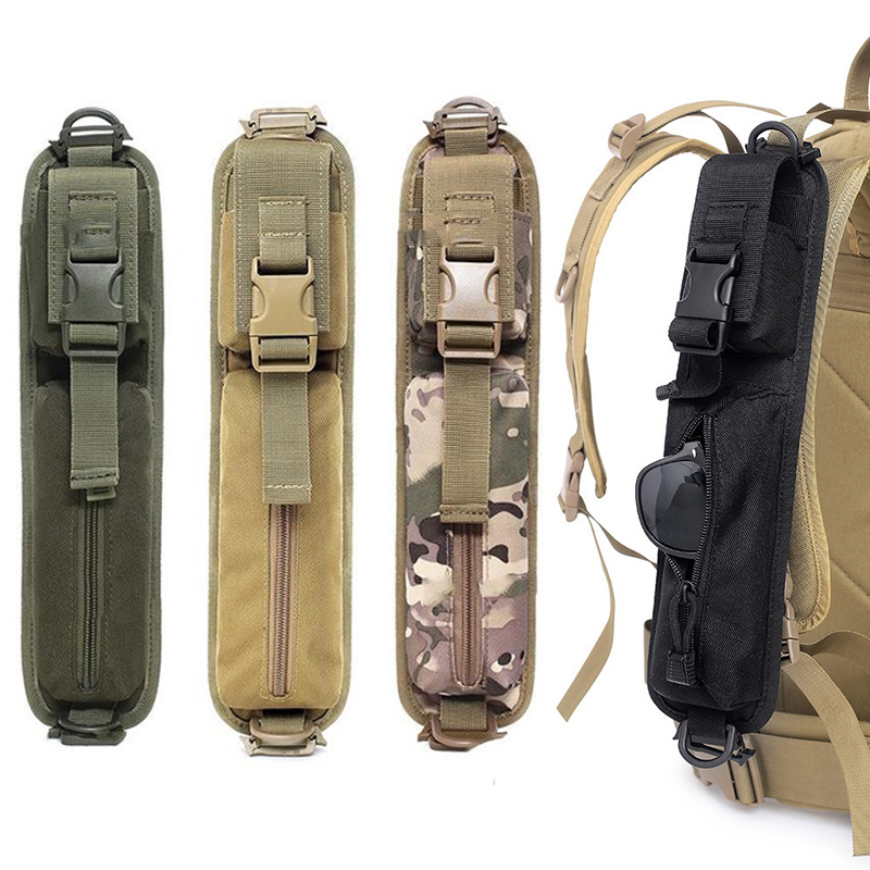 Edc Carry Kit - 戦術的なバックパックショルダーストラップ雑貨懐中電灯ポーチモールキーポーチアウトドアキャンプ狩猟アクセサリーパック EDC ツールバッグ