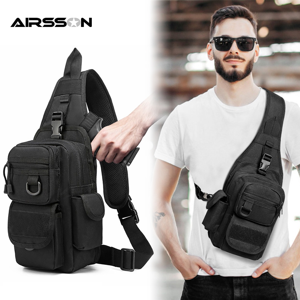 隠し戦術的なピストルバッグ,屋外ツールバッグ,EDC,調整可 - Edc Concealed Carry Sling Bag のレビューと価格