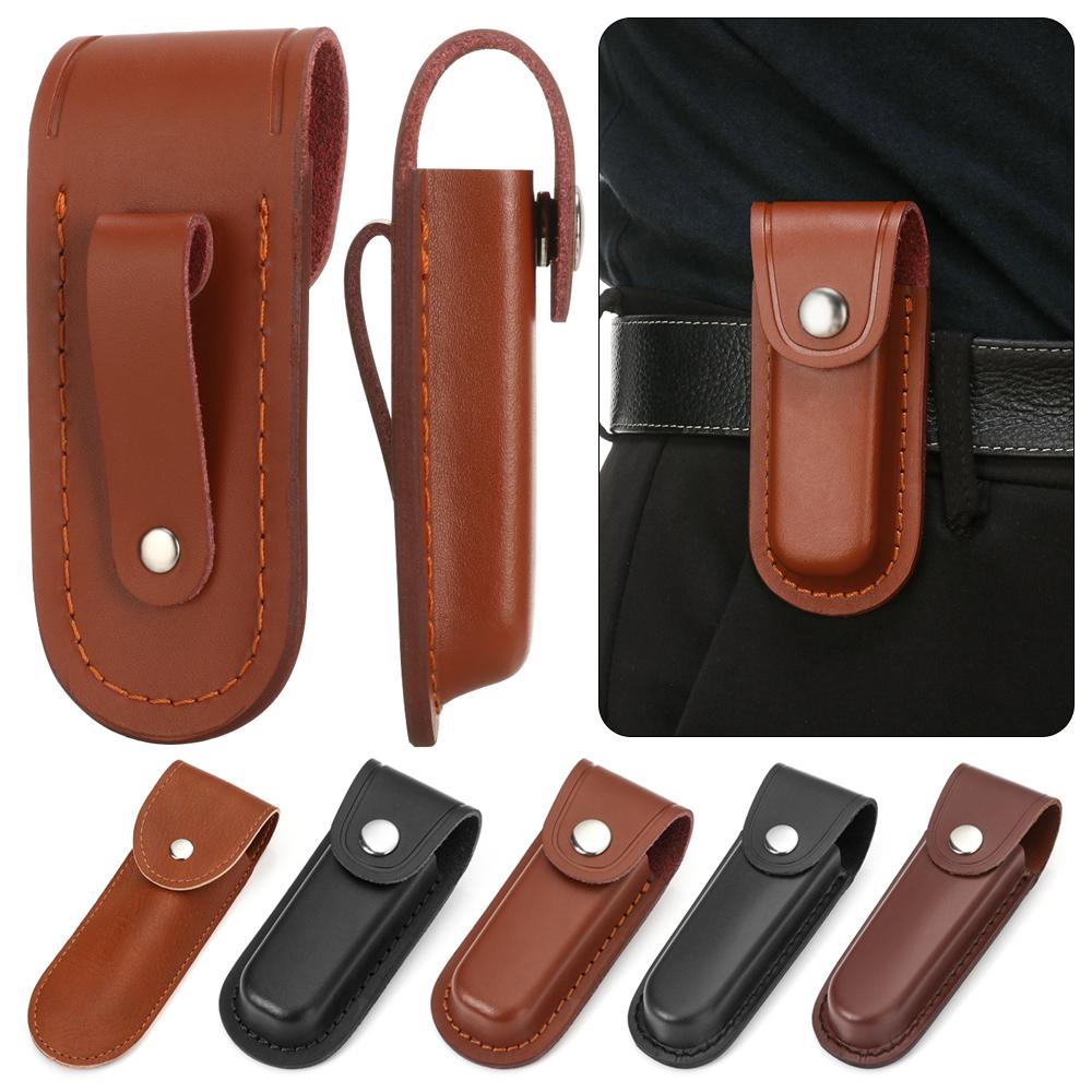 高品質レザーシースホルダーナイフシースホルスター折りたたみナ - Edc Everyday Carry Knives のレビューと価格