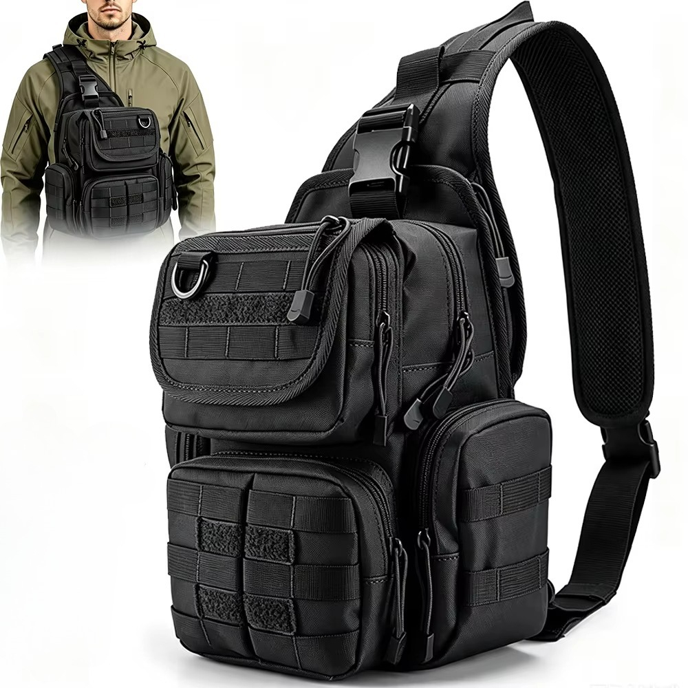 タクティカル・ピストルバッグ。隠し携帯用ガンバッグ。ホルスタ - Edc Concealed Carry Sling Bag のレビューと価格