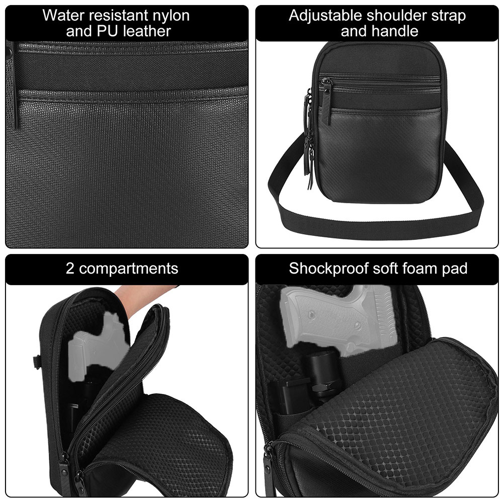 戦術的な銃バッグ隠しキャリーハンドガンバッグショルダーストラ - Edc Carry Fanny Pack のレビューと価格